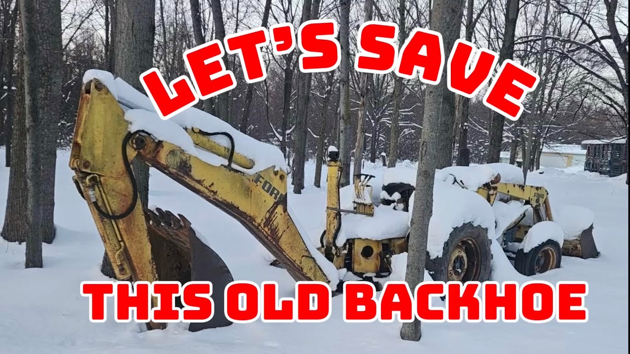 Заведётся ли этот старый экскаватор Ford?