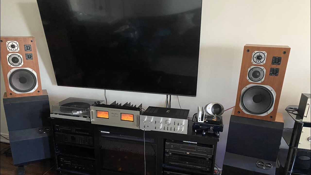 Yamaha NS 670 Demo *Phase Linear 400 with Denon PMA 501 