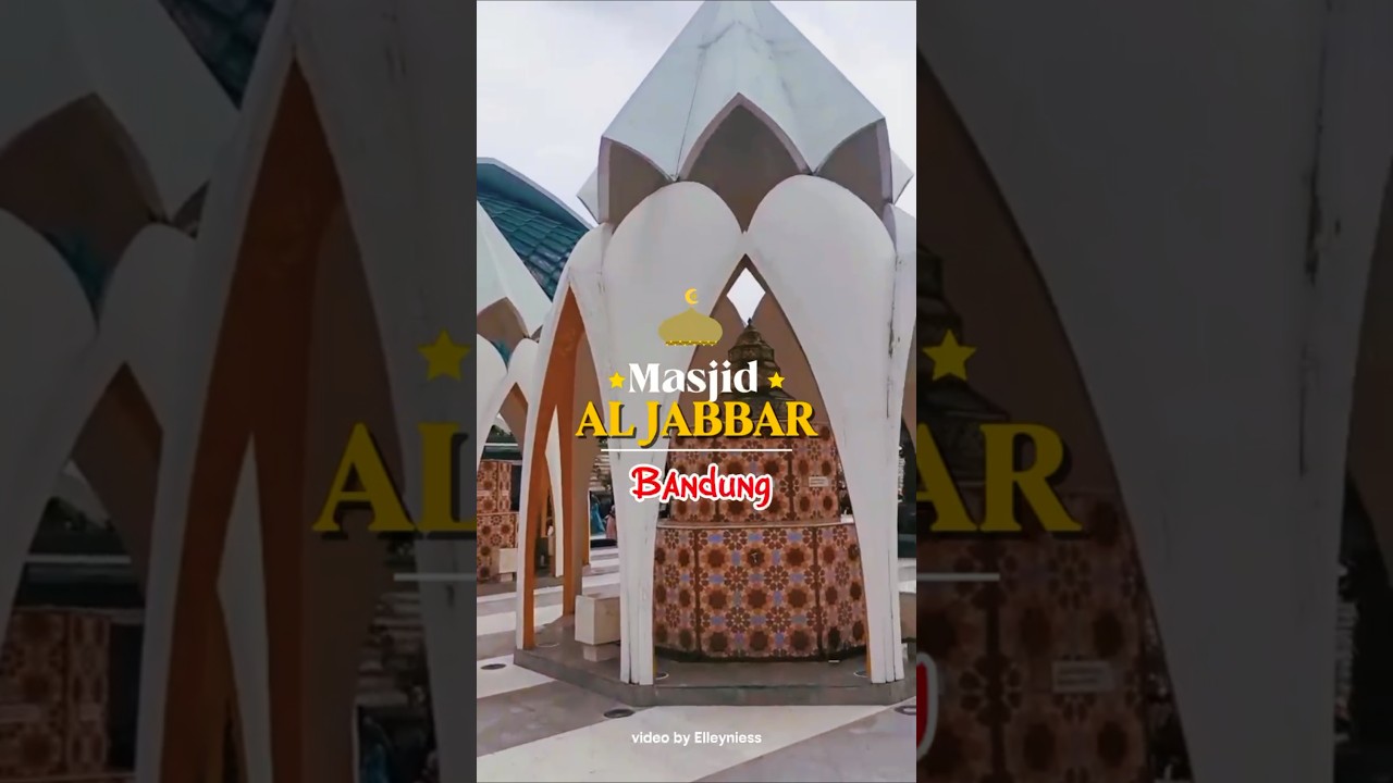 Keindahan Masjid Raya Al Jabbar Bandung, Sungguh Mempesona💕 