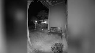 Paranormal activity on door cam