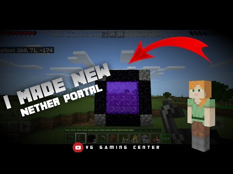 Let's explore Nether Portal || Minecraft world survival  ||  NETHERPORTAL || VG Gaming Centre