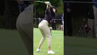 This swing sounds like ASMR 😴 #funny #shorts #reels #golf #girl #asmr