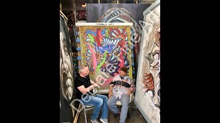 Philip de Clare's Interview with Ruzo Logic at The Guerrilla Artz Studio
