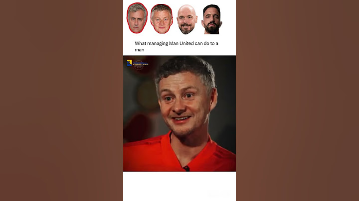 Managers van Manchester United voor en na... 💀