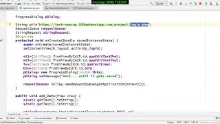 Login using Volley