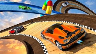 Crazy car stunts game's 🔥😱 impossible mega ramp Car Stunt 😱🔥#crazycarstunt screenshot 3