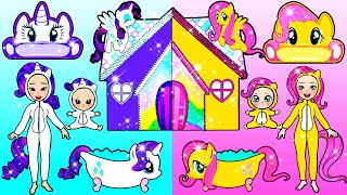 Purple And Yellow My Little Pony House - Barbie Mother & Daughter Handmade - Lovely Barbie by Lovely Barbie 2,758 views 5 months ago 31 minutes