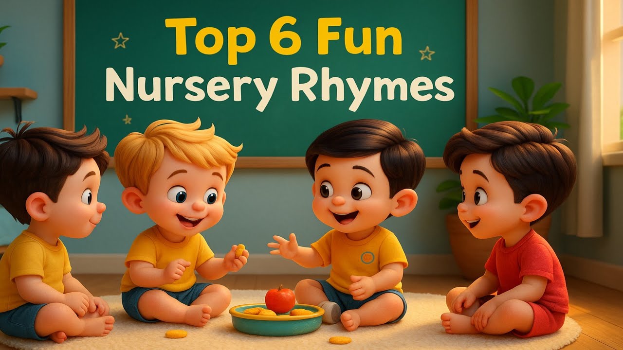 Top 6 Fun Nursery Rhymes - Nursery Rhymes For Babies | Kids Songs - YouTube