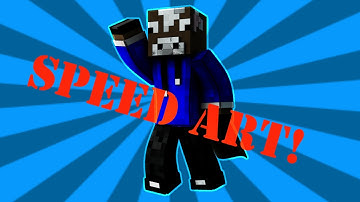 How to Make Professional Minecraft GFX Thumbnails! | Speed Art!