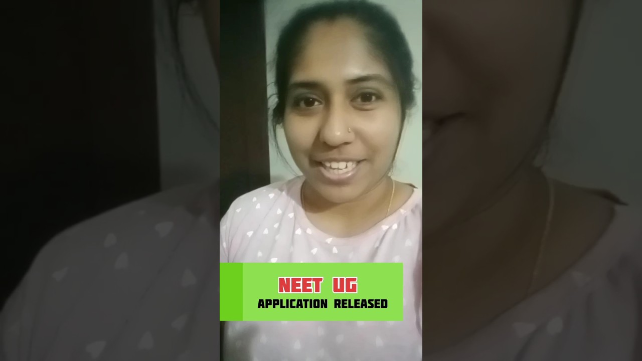 🙈Neet UG application Form released🎯🔥🔥.Real game starts here😎