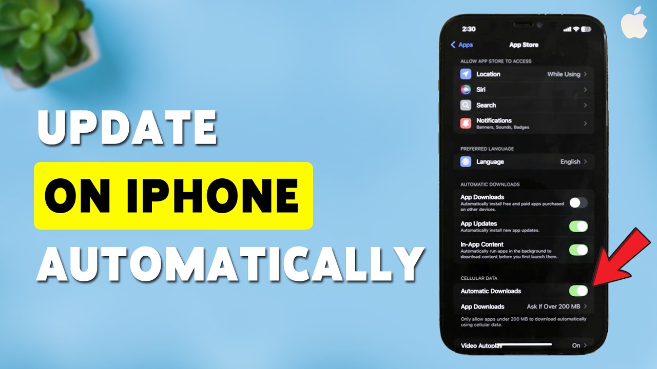 How To Update On iPhone Automatically | Enable Automatic iOS Updates On ...