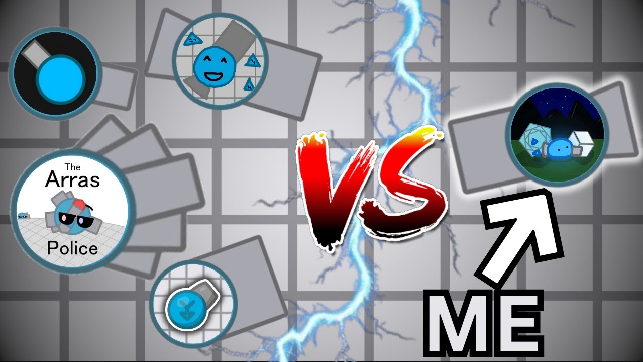 Fighting Famous Arras YouTubers with Hybrid tank ( FT. @thearraspolice, 