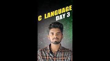 C Language Day 3  | #clanguage #clanguageforbeginners #clanguageintelugu #clanguageprogramming