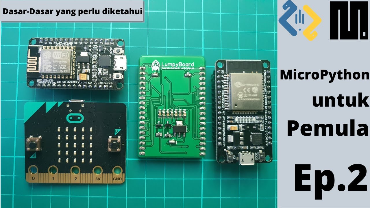 MicroPython untuk Pemula : Ep. 2 Dasar-Dasar - YouTube