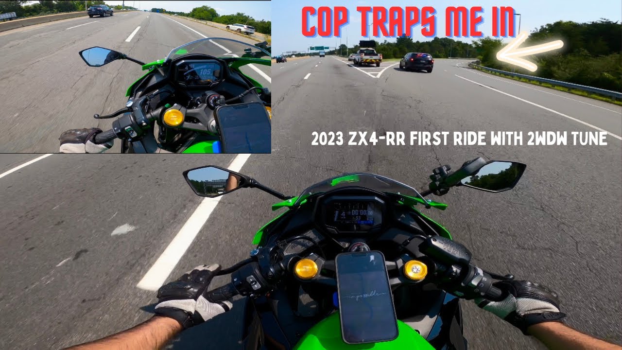 2WDW Tuned ZX4RR First Ride!! - YouTube