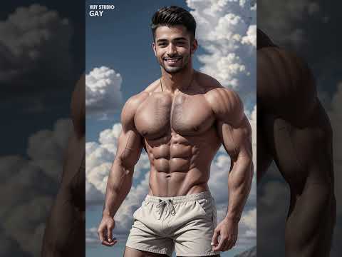 Omani young hunk man in the cloudscape | Lookbook 171