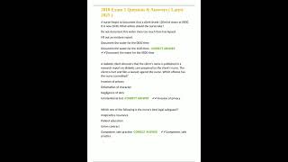 3010 Exam 1 Question En Answers Latest 2025  Docx