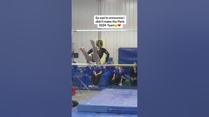She tried out for the Paris Olympics 😳
