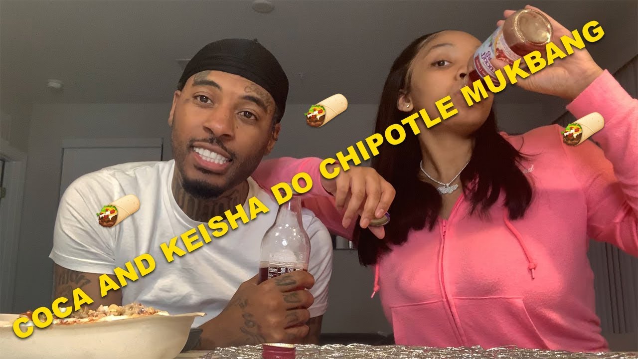 Chipotle Mukbang ; Keisha Talks About Sperm LOL ( Thanks for 100,000 Subscribers)