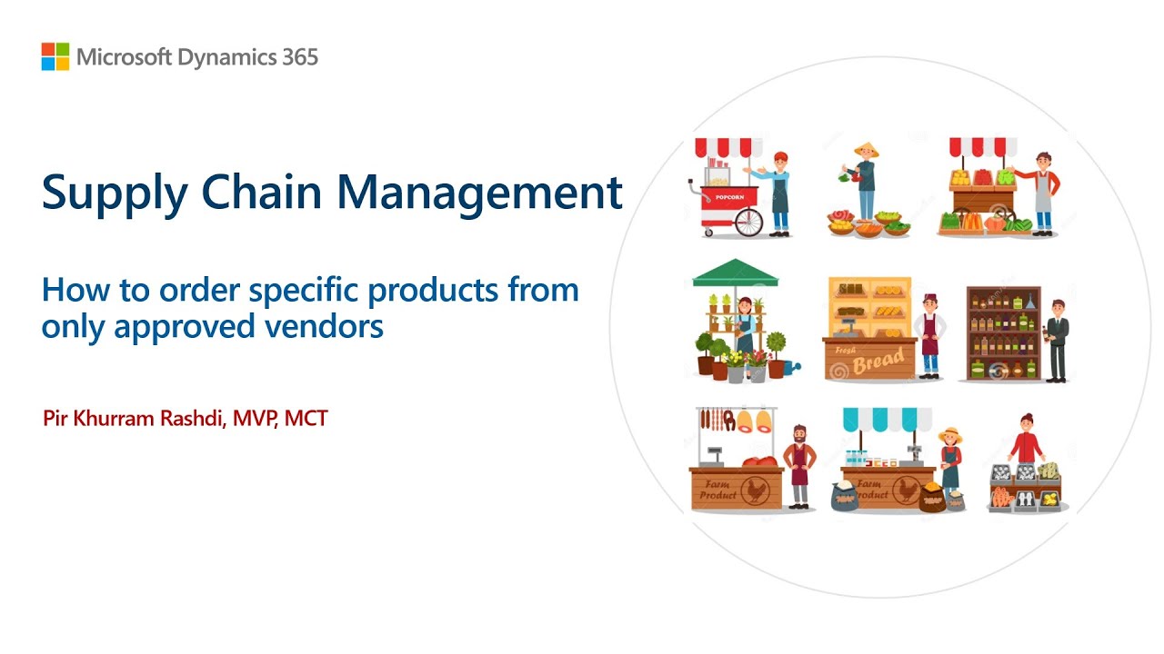 How to order specific products from only approved vendors in Dynamics 365 Supply Chain Management