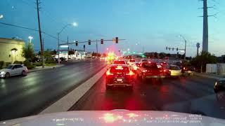 Clark County Fire Department Fire Truck Running Code 3 Lights And Sirens