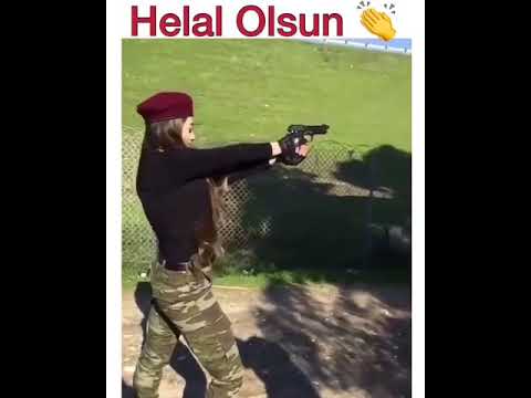 Türk Kızı Fena Silah Çekiyor!