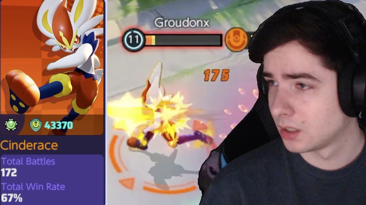 Это лучший игрок CINDERACE в мире | Pokemon Unite
