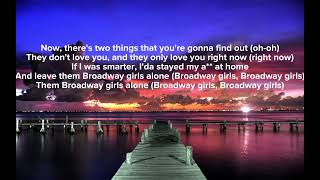 Broadway Girls - Lil Durk Ft Morgan Wallen (Lyrics Video, Clean Version)