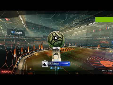 My First Double Touch in Rocket League...