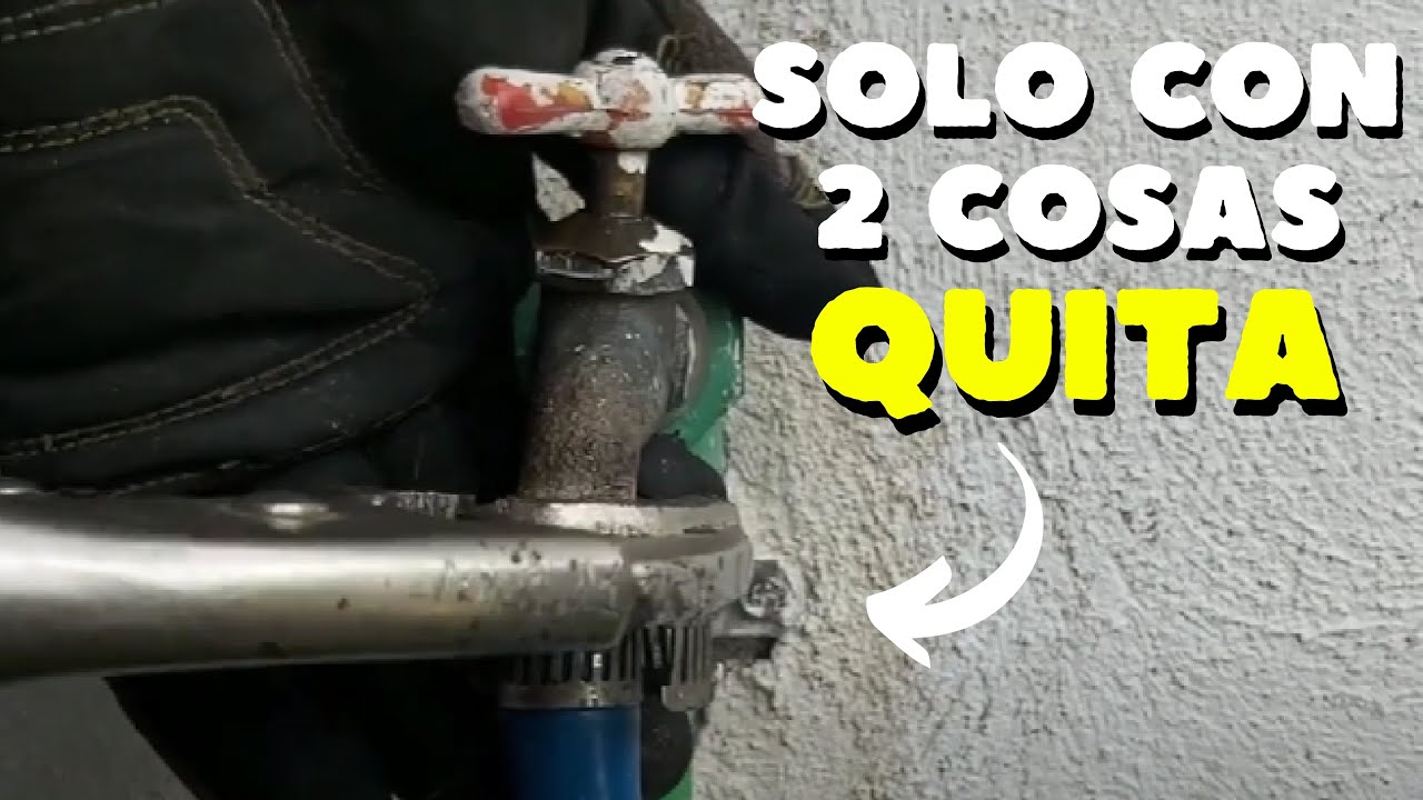 COMO aflojar manguera de llave con tuerca muy apretada - YouTube