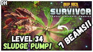 Level 34 Sludge Pump vs. Hazard 5! Deep Rock Galactic: Survivor!