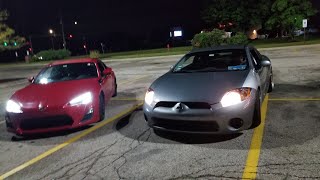 coilover install on the eclipse build