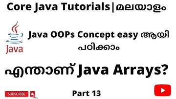 What are Java Arrays | Uses | Java for Selenium | Core Java for beginners | Malayalam | #13