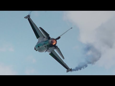 Dream Viper strikes! Stunning Belgian Air Force F-16 validation display - RIAT 2022