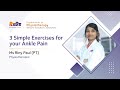 3 Simple Exercises to Relieve Ankle Pain | Expert Physiotherapy Tips by Riny Paul (PT) | RxDx