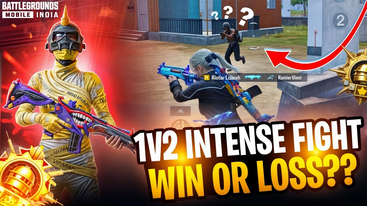 INSANE 1v2 Clutch in BGMI - You Won't Believe the Ending! - YouTube