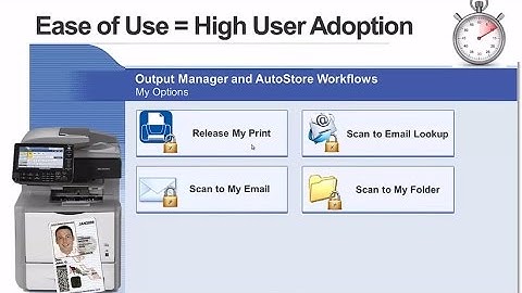 Ricoh training on Secure Print Release and Scan to Email and Scan to Home Folder