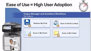 Ricoh training on Secure Print Release and Scan to Email and Scan to Home Folder