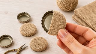 Bottle Caps to Luxury-Looking Home Decor | 3 DIY Projects