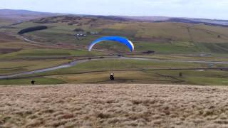 Dugald paragliding with Cloudbusters