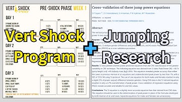 Vert Shock Results (Week 7 of 8) and Vertical Jump Research