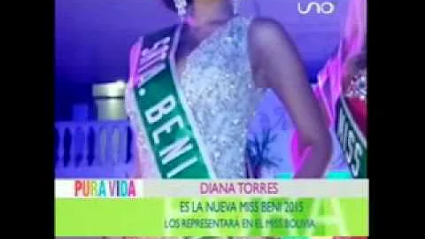DIANA TORREZ ES LA NUEVA MISS BENI