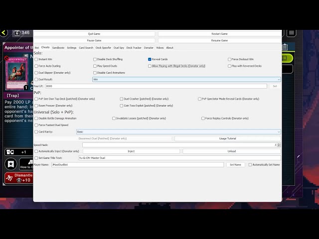 yugioh master duel unlock all cards mod Yu-Gi-Oh! Master Duel] Master Duel v1.9.0 Mod + Bot Showcase
