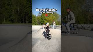 Avoid these 3 mistakes ❌ to become a pro ✅ howto #learn #bmx #tricks #disaster