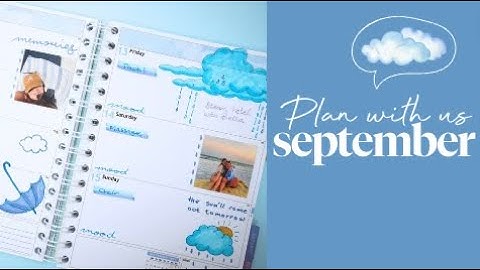 Personal Planner: September plan with us