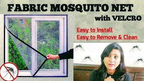 Fabric Velcro Mosquito Net | Easy to Install, Easy to Remove & Clean | Review & Demo | ABS