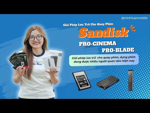 Thẻ nhớ CFexpress Type A SanDisk PRO-CINEMA PCIe-G4 480GB upto 1800MB s (SDCFEA-480G-GN4NN)