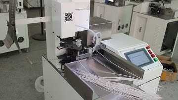 Automatic wire cut strip single end crimping machine/AC wire automatic crimping machine/Cable strip