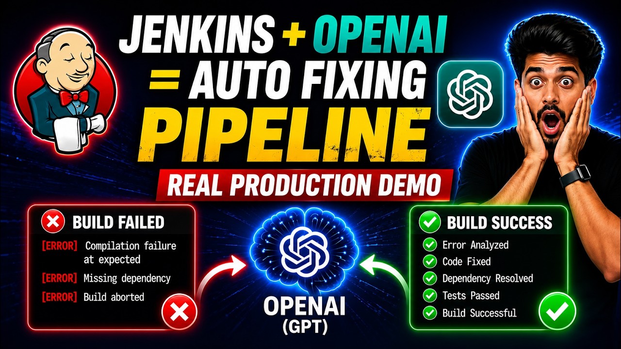 “My Jenkins Pipeline Fixed Itself 😳 | OpenAI Self-Healing CI/CD (Real Project)”