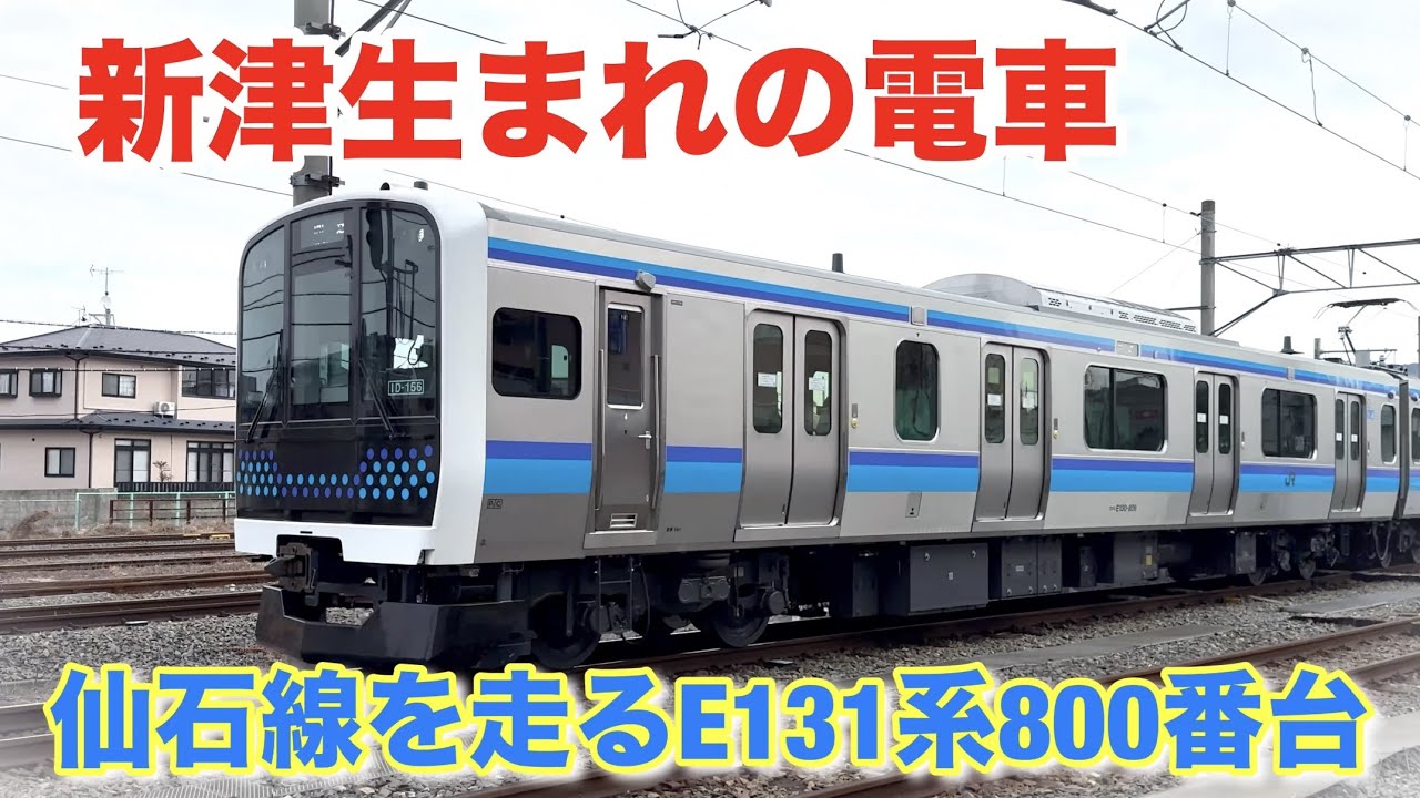 新津生まれの電車！仙石線を走るE131系800番台